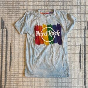 Hard Rock Cafe - Gray with Rainbow Graphic